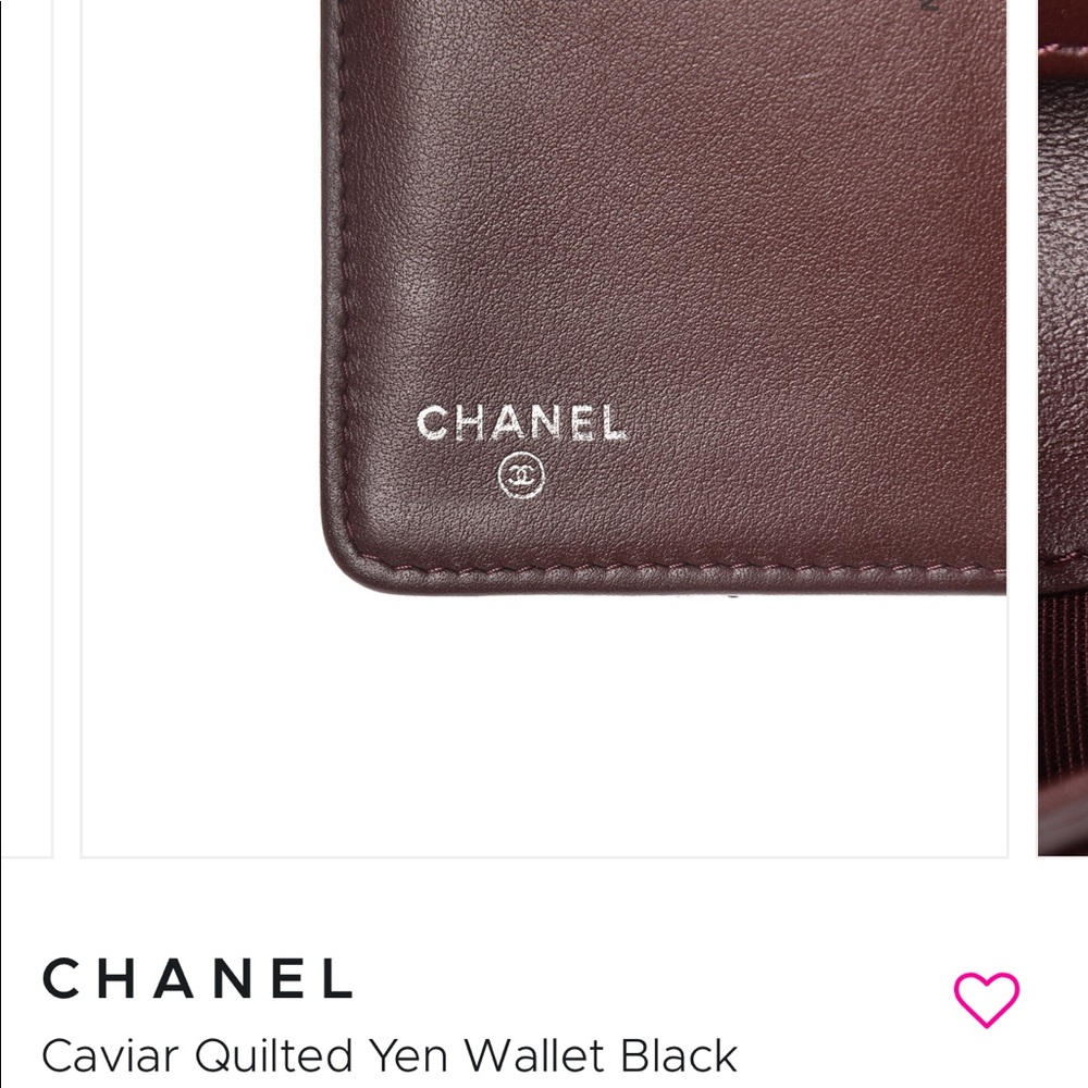 Chanel Caviar Quilted Yen Wallet - Picture 7 of 16